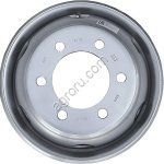 Диск колесный 6.75*17.5 ET127 6*222.25 D161 (уп) JST КАМАЗ Компас-9/JAC серебристый КД с вент., (арт.: БП-00002886)