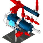 Устройство отделения, возврата и дренирования масла в чиллере