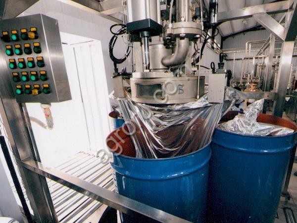 Оборудование переработки тыквы для производства тыквенного пюре.