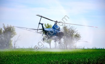 Вертолетное внесение гербицидов