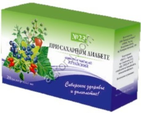 При сахарном диабете №23 ф/п 1,5 №20