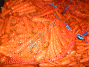 Морковь в мешках