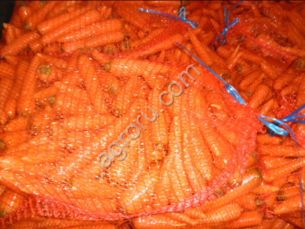 Морковь в мешках