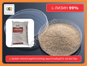 L-лизин гидрохлорид 99% кормовой