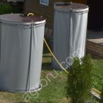 Резервуар разборный, вертикальный в защитном пенале (РРВ-3,1). Объем 3,1м3