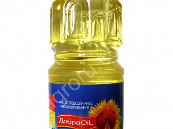Масло подсолнечное фасованное и налив.