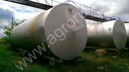 Стальные резервуары РГС-75, объёмом 75м3.