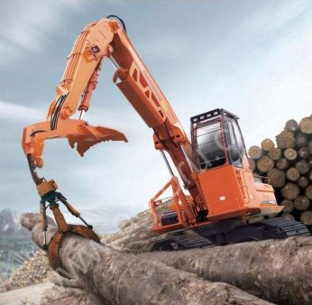 грейфер для фронтального погрузчика, экскаватора