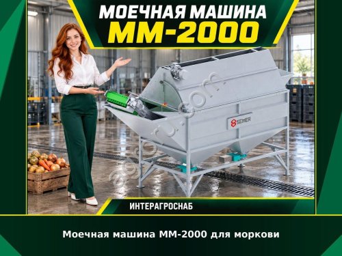 Моечная машина ММ-2000 для моркови