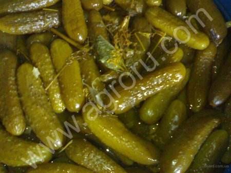 Соленые огурцы оптом