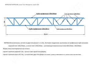 Фермы металлические бу каркас ангара шириной от 10 до 20м длиной до 500м
