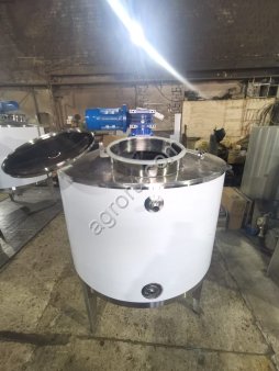 Заквасочная емкость типа ОЗУ, новая (рубашка, мешалка, 0.3-2куб)