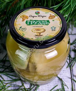 Грузди соленые настоящие / ДАРЫ-ЮГРЫ-ХМАО / 250 гр