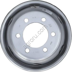 Диск колесный 6.75*17.5 ET127 6*222.25 D161 (уп) JST КАМАЗ Компас-9/JAC серебристый КД с вент., (арт.: БП-00002886)