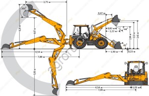 Экскаватор-погрузчик JCB 3CX, 2004