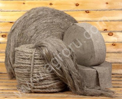 Льняной межвенцовый утеплитель