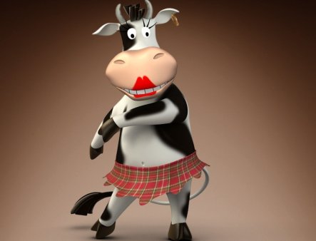 Корова у дверей Кнессета