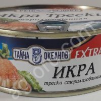 Икра трески нат. EXTRA (КЛЮЧ) 240 гр.