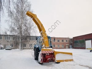 Снегоочиститель дэм 124-01с телескопическим желобом