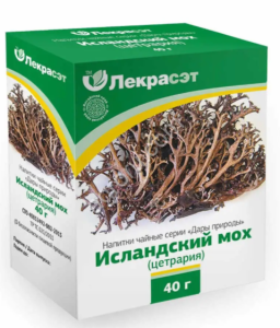 Исландский мох (цетрария)   40гр, чай