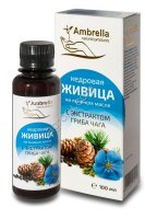Живица кедровая на льняном масле с чагой, бут., 100мл,