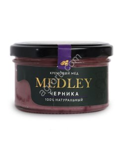 Крем-мед с Черникой Medley 200 г