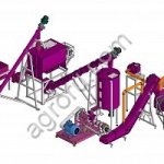Линия экструдирования отходов переработки птицы, 0,5 т/ч