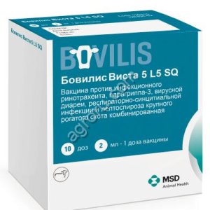 Бовилис Виста 5 L5 SQ / против инфекционного ринотрахеита, парагриппа-3, вирусной диареи, респиратор