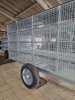 Тракторный прицеп для перевозки крупной птицы