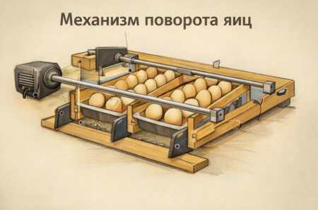 Инкубатор своими руками — механизмы поворота яиц и реле времени (часть 2)