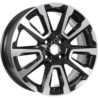 ДЛ 4*100 16*6.5 D60.1 ET41 К&К КС1026 Алмаз черный, (арт.: 79660)