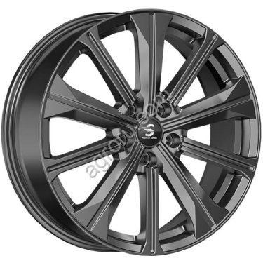 ДЛ 5*108 19*7 D60.1 ET45 Скад KP013 Fury black, (арт.: 4210630)