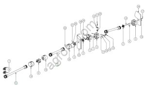 Карданный вал W.580.003 для AVR Spirit 9200