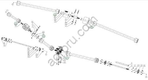 Амортизирующий болт 705.24.50 для AVR Variant