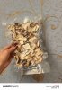 Сушеные белые грибы и подосиновики