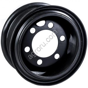 Диск колесный 7.0*15 ET123 6*205 D161 ЧКПЗ АКМ черный КД без вент., (арт.: 167.15-7.0.3101012)