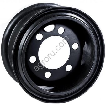 Диск колесный 7.0*15 ET123 6*205 D161 ЧКПЗ АКМ черный КД без вент., (арт.: 167.15-7.0.3101012)