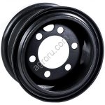 Диск колесный 7.0*15 ET123 6*205 D161 ЧКПЗ АКМ черный КД без вент., (арт.: 167.15-7.0.3101012)