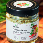 Пате из боровых белых грибов с овощами (ДАРЫ-ЮГРЫ-ХМАО) 170гр