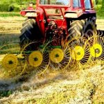 Грабли ворошилки 5ти колесные