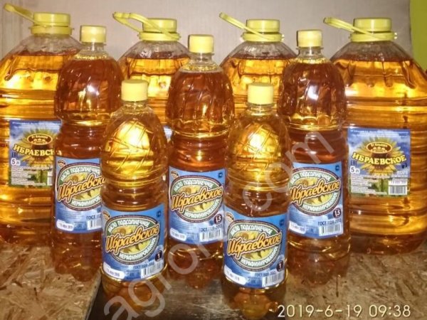 Подсолнечное масло нерафинированное