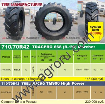 710/70R42 TRACPRO 668 (R-1W)