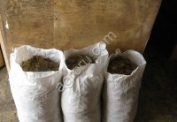 Конский навоз в мешках