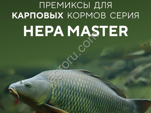Премиксы ДЛЯ КАРПОВЫХ КОРМОВ Hepa Master CARP