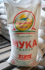 Мука хлебопекарная ржаная обдирнаяАлтайское поле