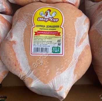 Тушка (мясо) курицы-бройлера натурального зернового откорма замороженная