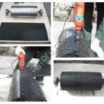 Пластина КВ для футеровки барабанов конвейеров