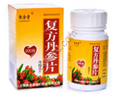 Пилюли для сердца Фуфан Даньшень 200 шт, Китай,