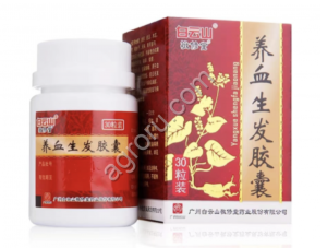 Таблетки для роста и потемнения волос Янсюэ Шэнфа (Yangxue shengfa jiaonang) 30 шт, Китай,