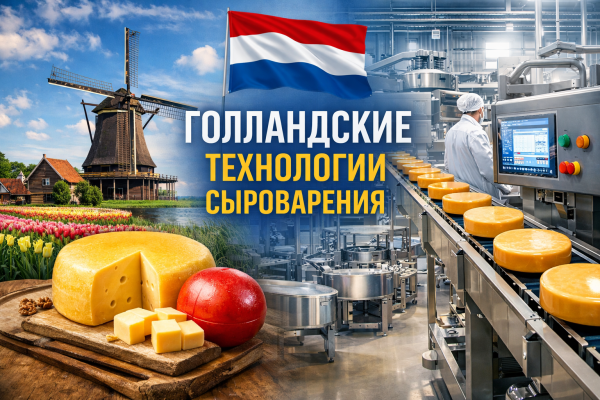 Голландские технологии сыроварения и современное производство сыра